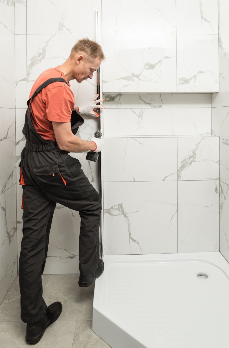 Shower Remodeling detail